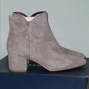 Cole Haan Elyse Suede Point-Toe Booties – Women’s Size 8